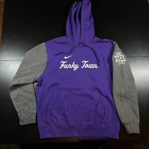 RARE 2022-23 TCU Football Nike Team Exclusive “Funky Town” DFW Big XII Hoodie